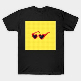 Heart Shaped Glasses T-Shirt